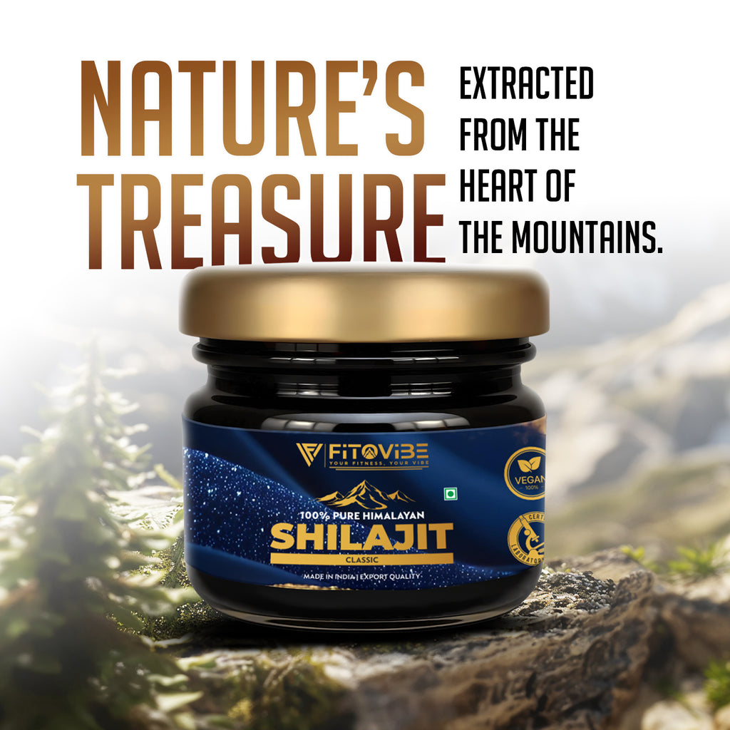 Fitovibe Himalayan Shilajeet Classic – Premium Natural Herbal Resin