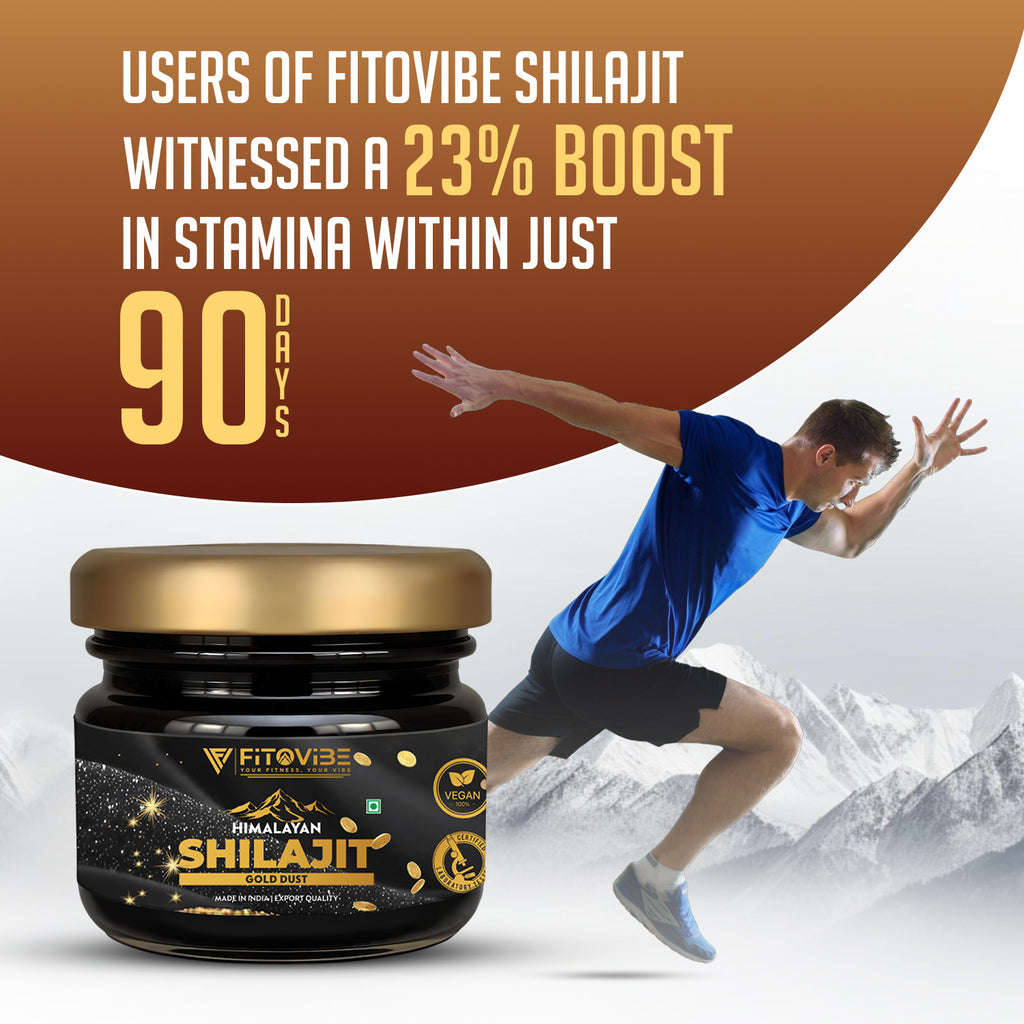 Fitovibe Himalayan Shilajeet GOLD – Ultra-Pure Gold Grade Resin for Energy & Vitality