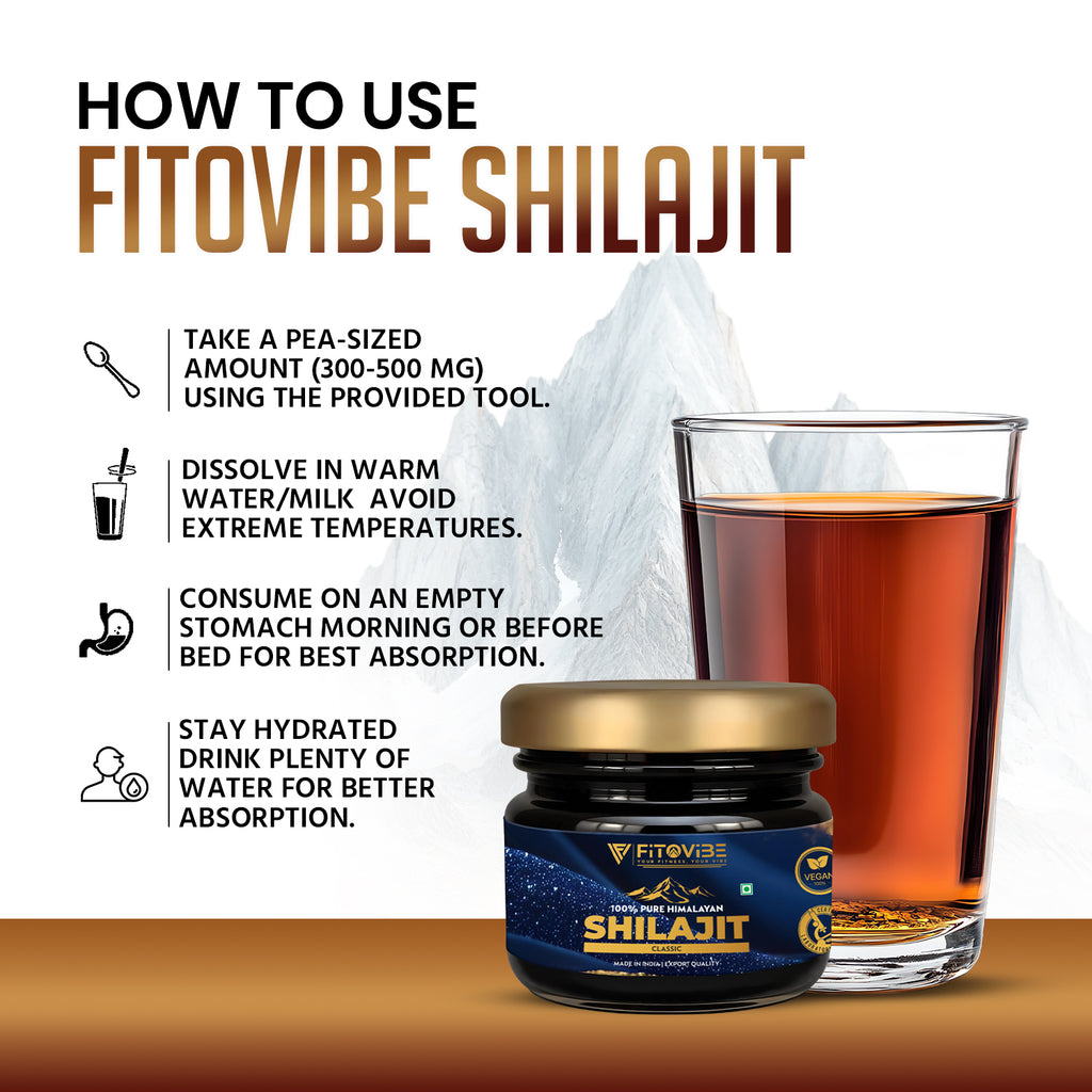 Fitovibe Himalayan Shilajeet Classic – Premium Natural Herbal Resin