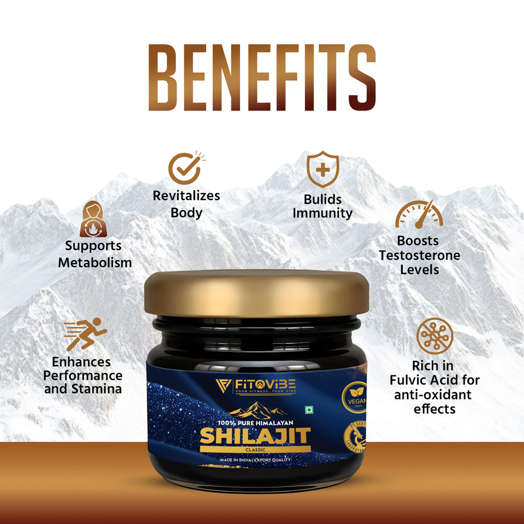 Fitovibe Himalayan Shilajeet Classic – Premium Natural Herbal Resin