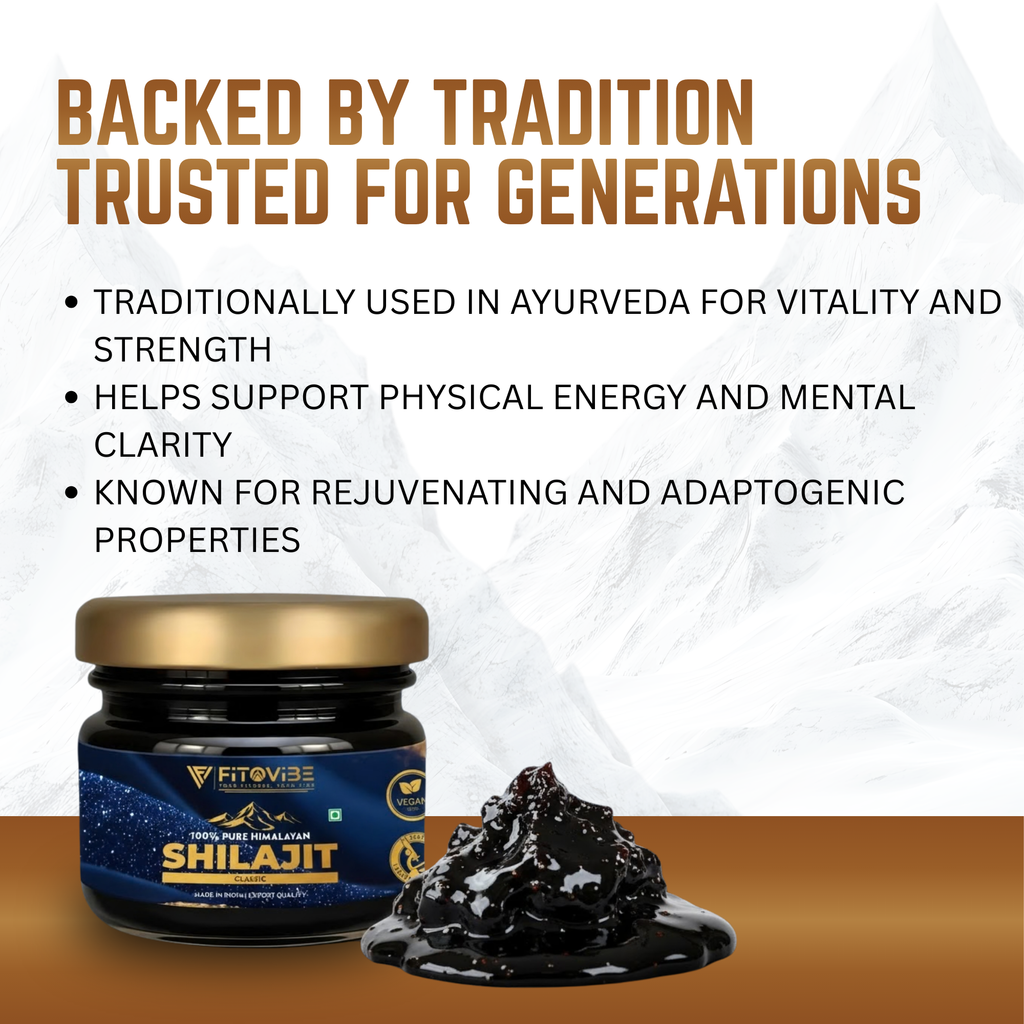 Fitovibe Himalayan Shilajeet Classic – Premium Natural Herbal Resin